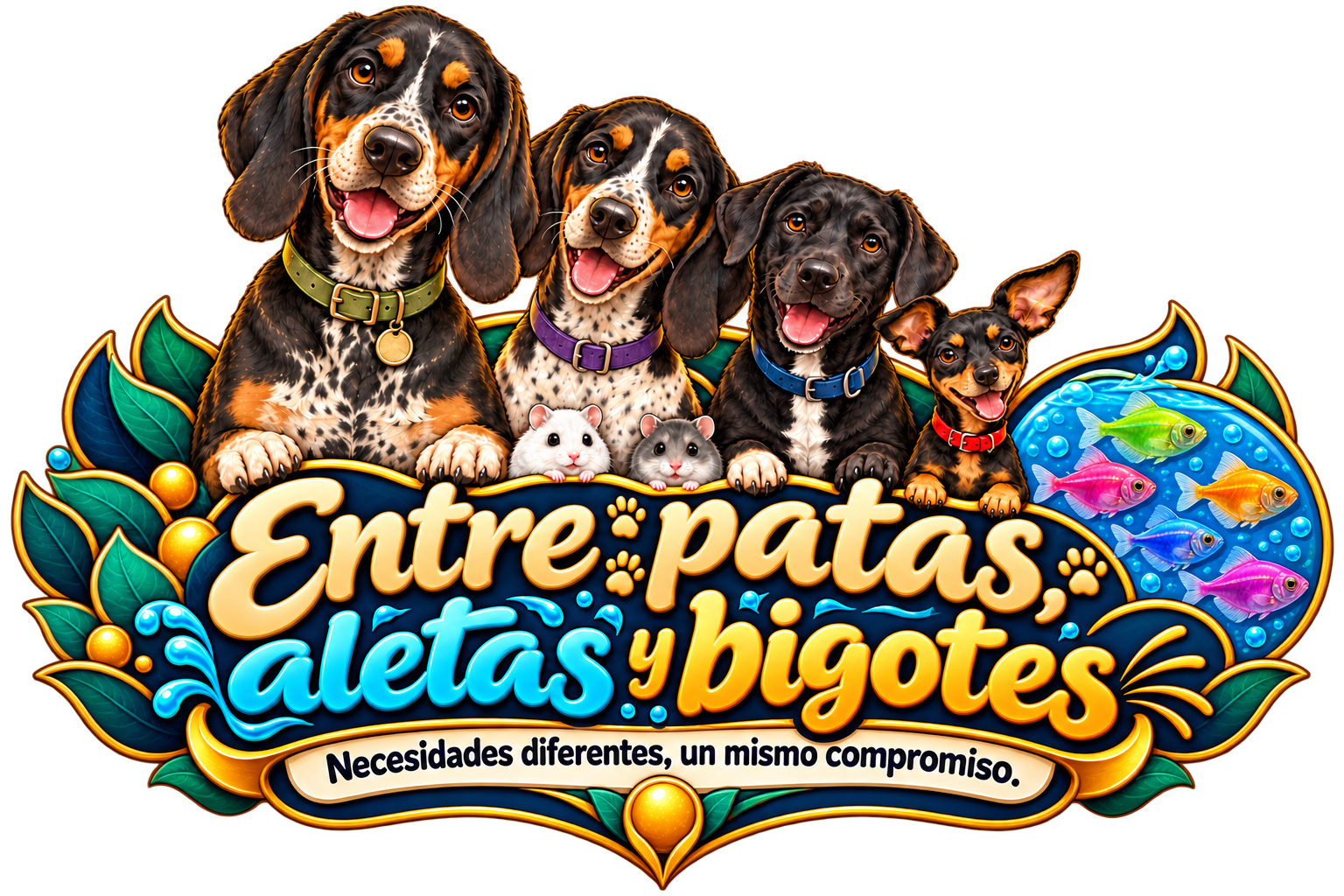Entre patas, aletas y bigotes